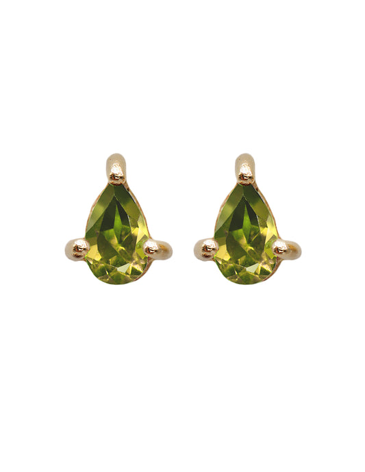 Aretes Gota Peridoto