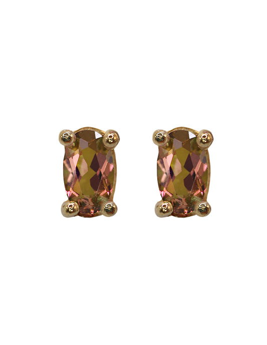 Aretes Oval Citrino