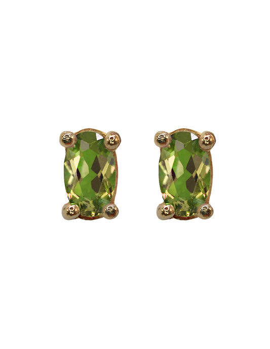 Aretes Oval Peridoto