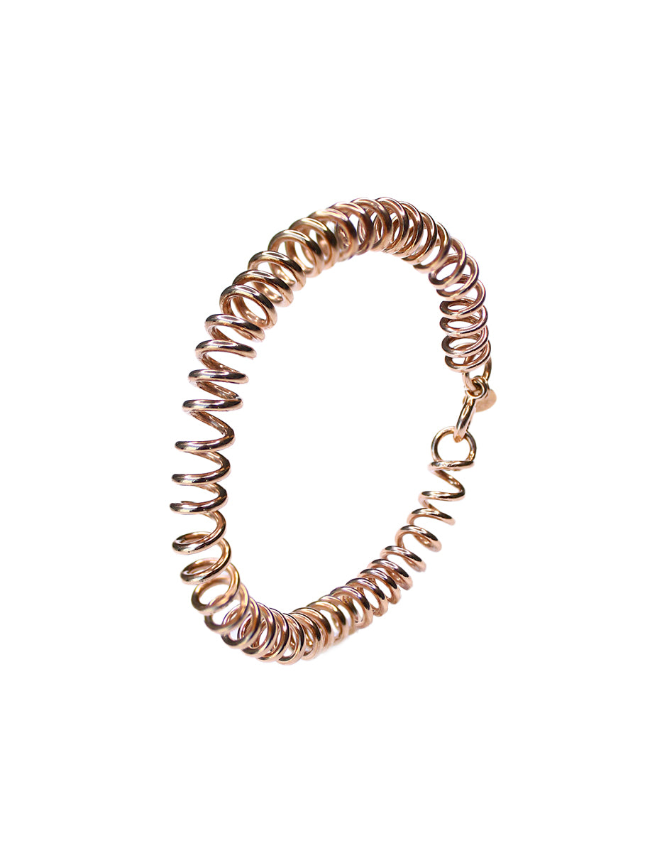 Pulsera Espiral Rosa