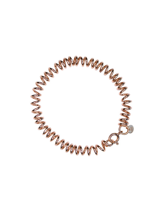 Pulsera Espiral Rosa